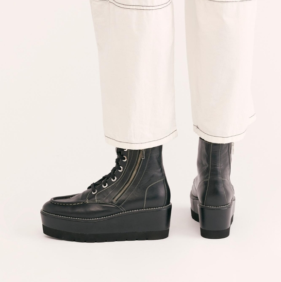 NEW Free People Maverick Wedge boots - Picture 3 of 8